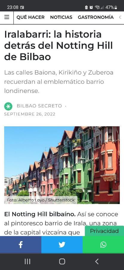 Apartamento Acogedor Bilbao Exterior photo